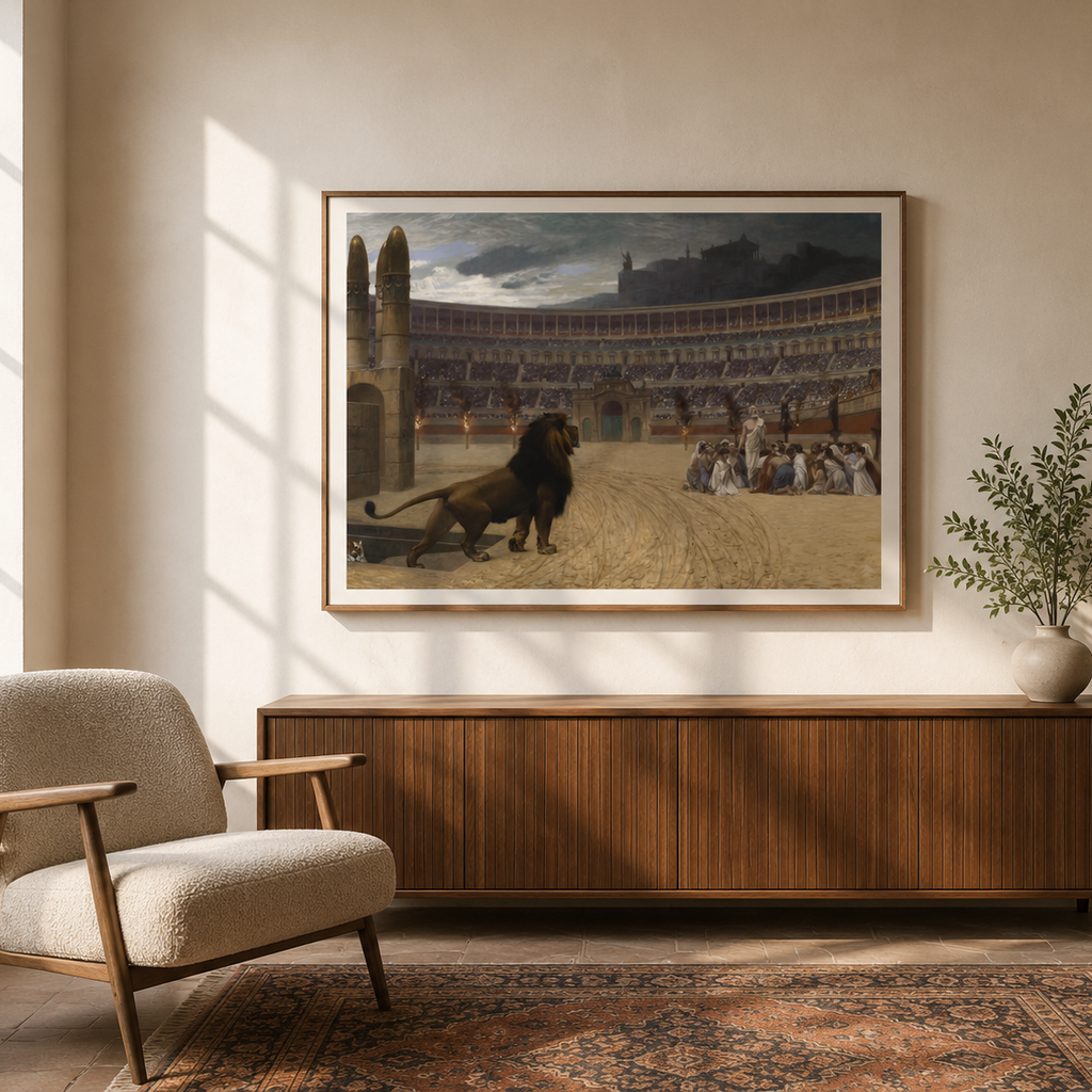 The Christian Martyrs’ Last Prayer – Jean-Léon Gérôme, Premium Print