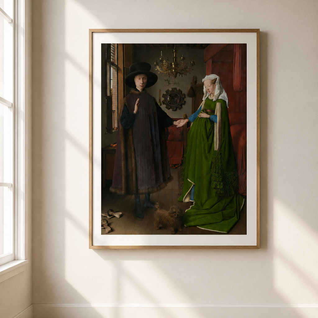 The Arnolfini Portrait – Jan van Eyck, Premium Print