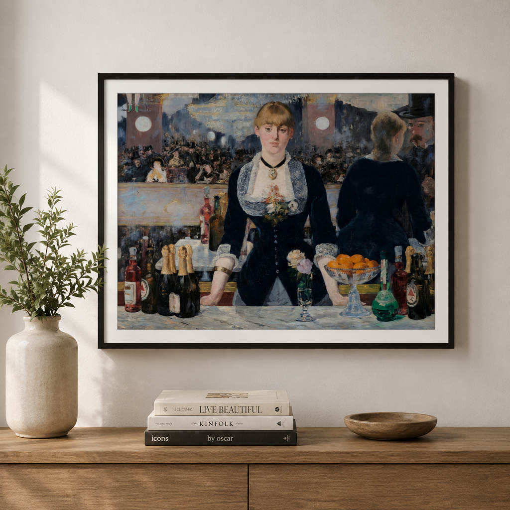 A Bar at the Folies-Bergère – Édouard Manet, Premium Print
