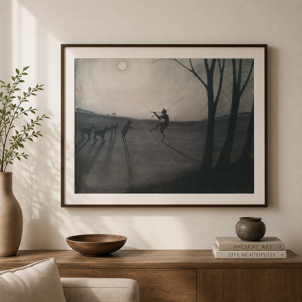 Faun by Moonlight – Léon Spilliaert, Premium Print