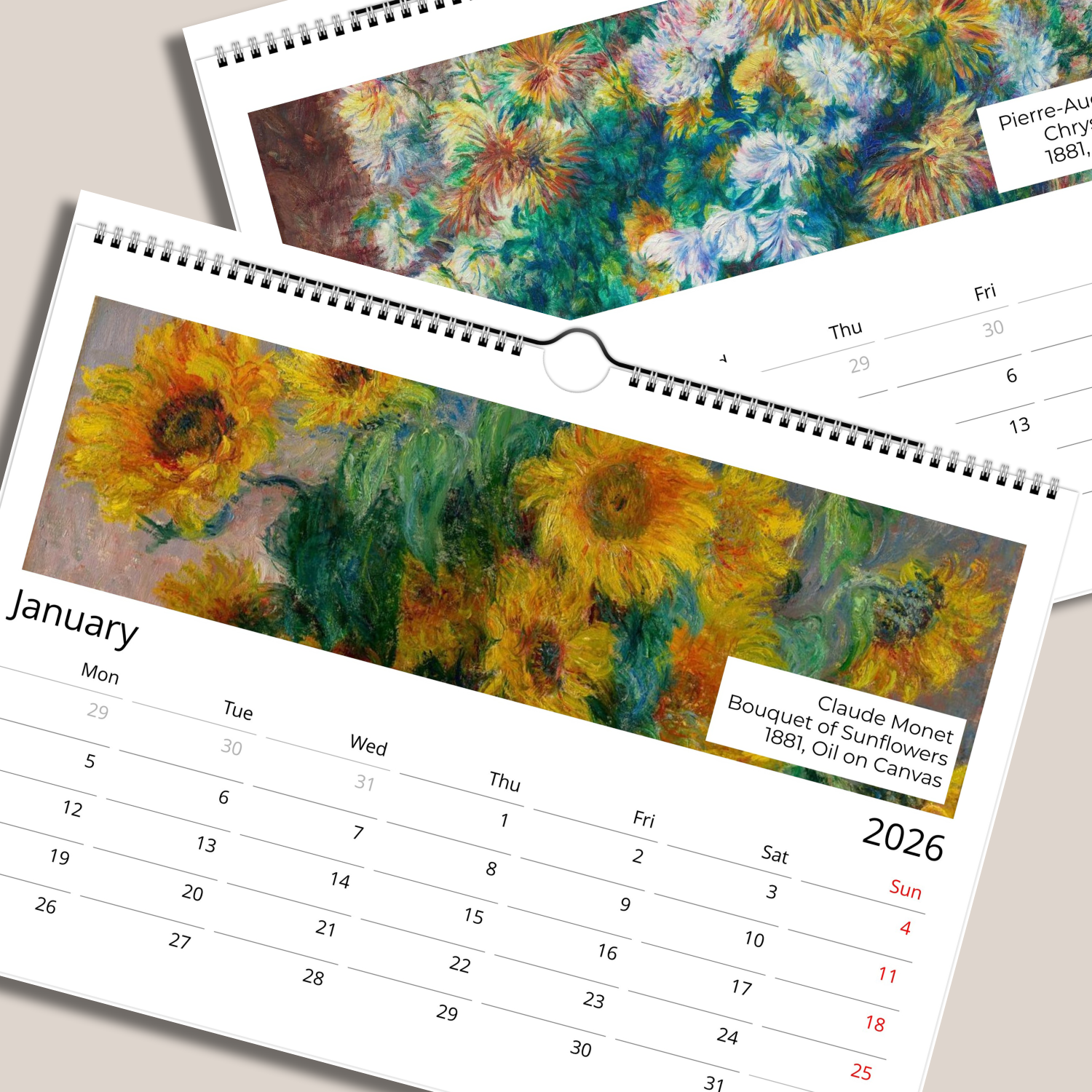 Zestaw Artystyczny (Kalendarz + Pocztówki)