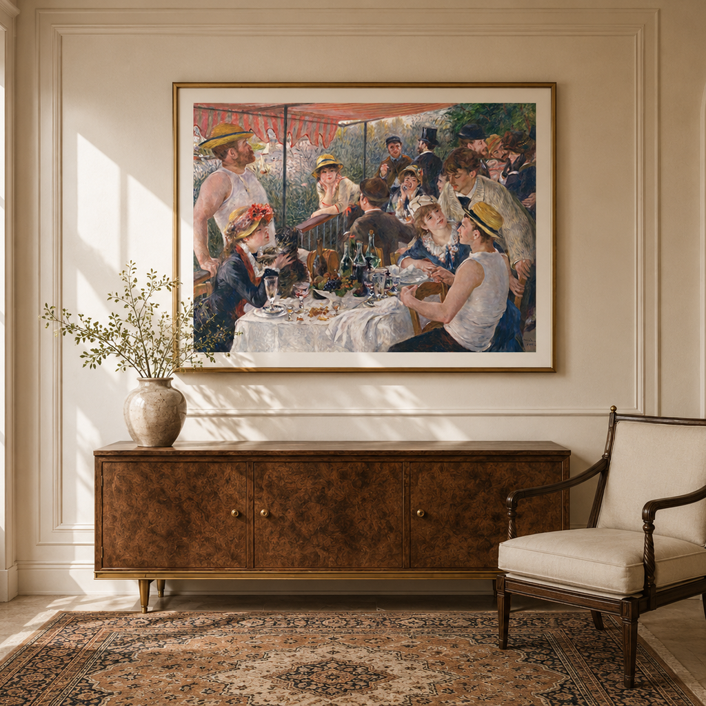Luncheon of the Boating Party – Pierre-Auguste Renoir, Premium Print