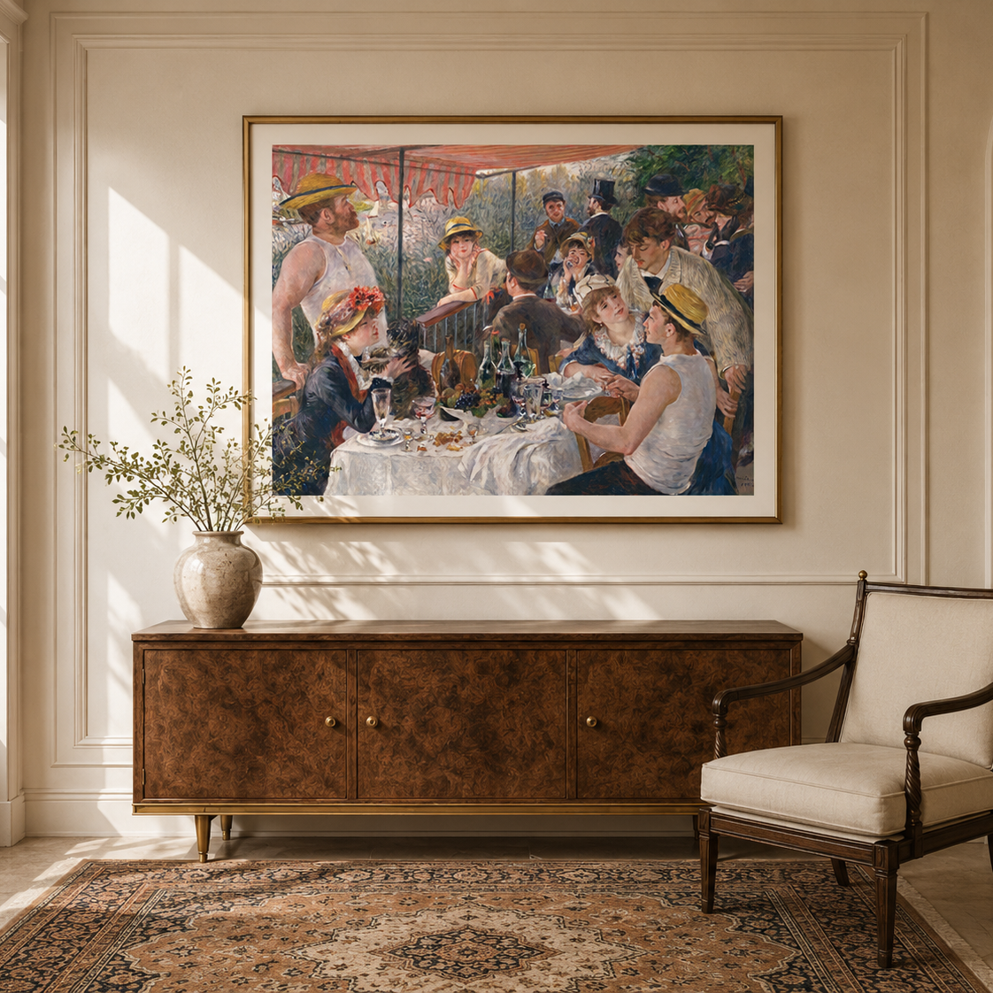 Luncheon of the Boating Party – Pierre-Auguste Renoir, Premium Print