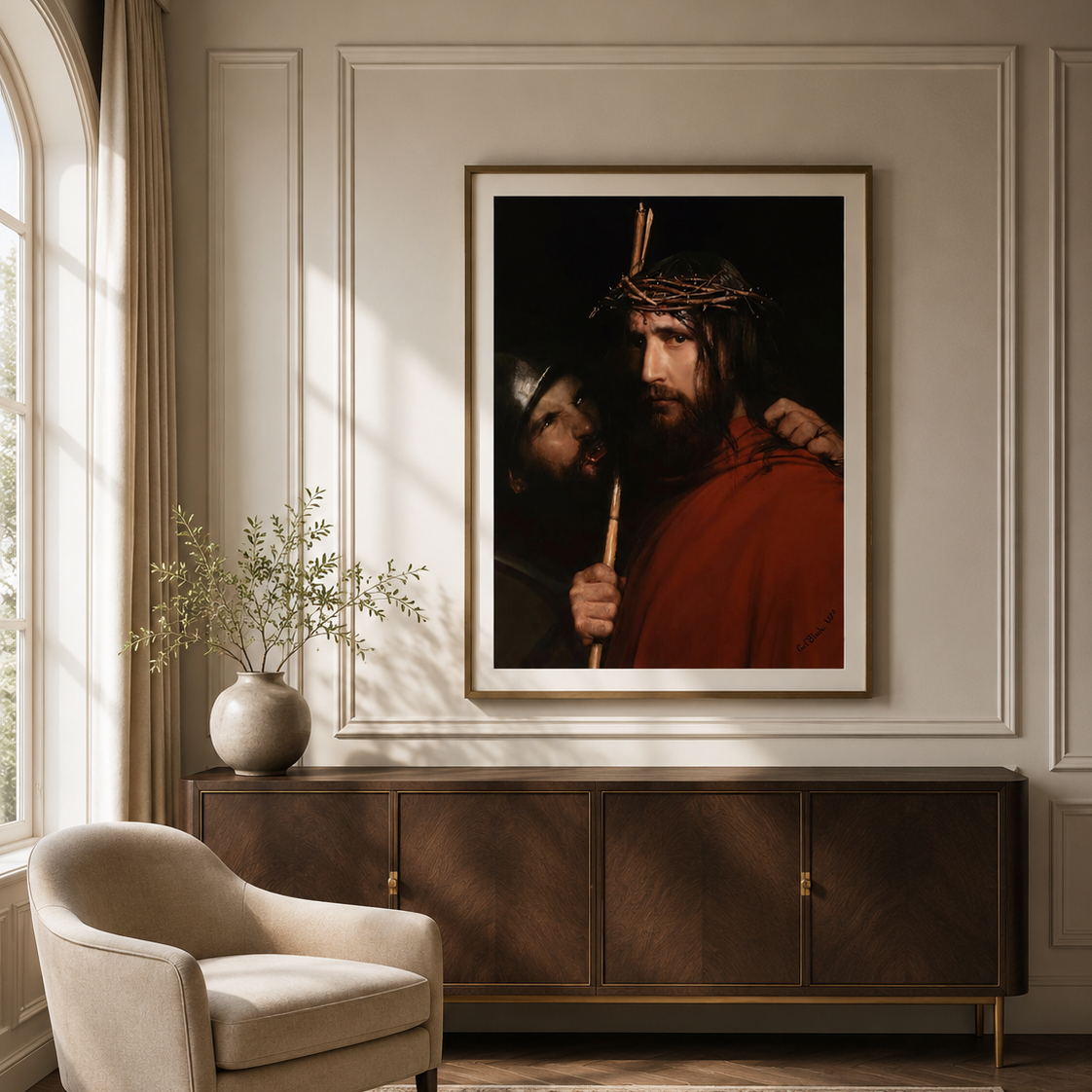 The Mocking of Christ – Carl Bloch, Premium Print