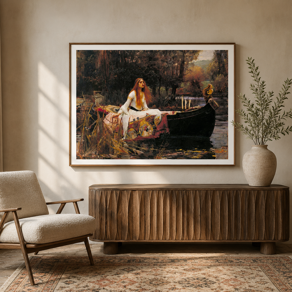The Lady of Shalott – John William Waterhouse, Premium Print