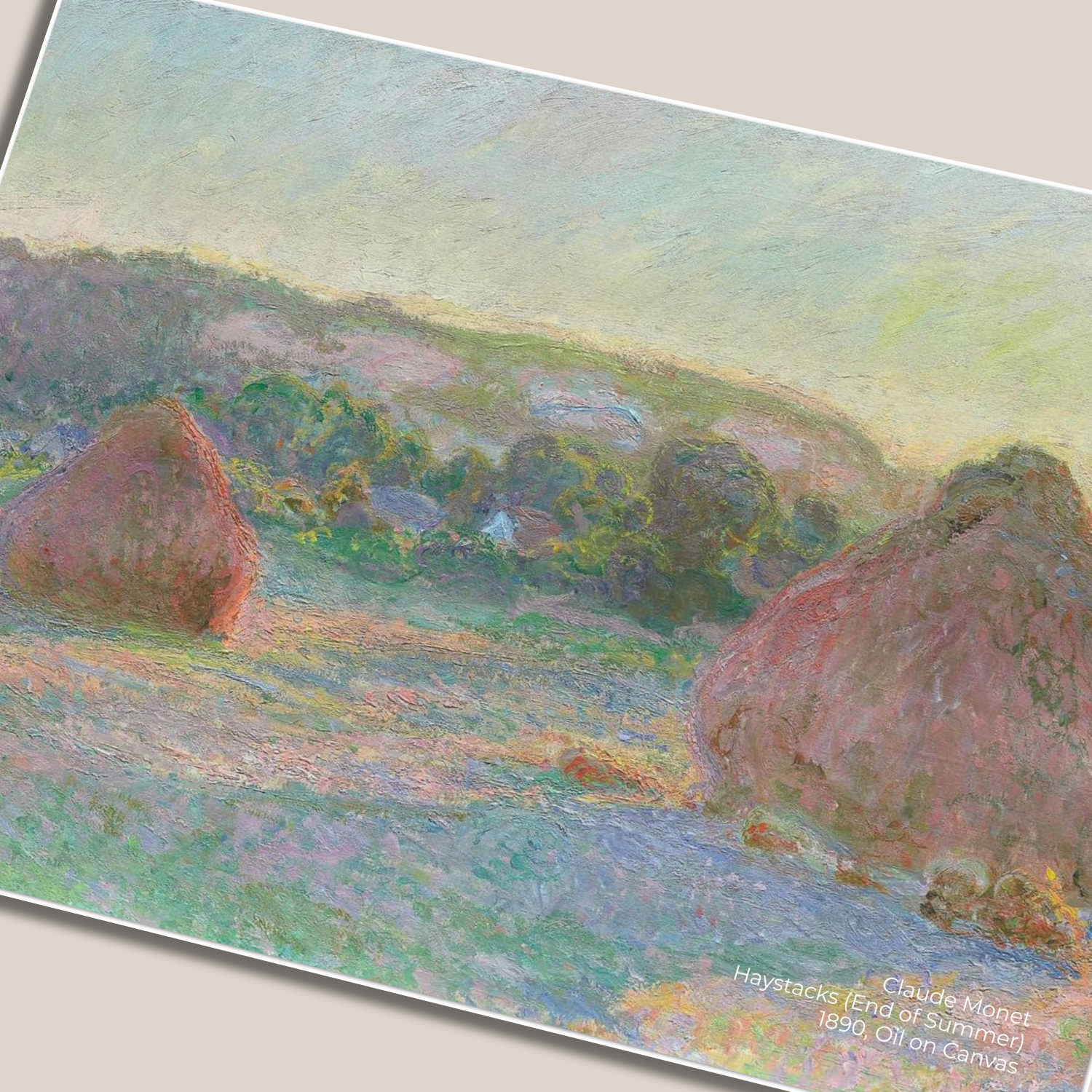 Stogi siana (Koniec lata) - Claude Monet, Zestaw 10 Pocztówek