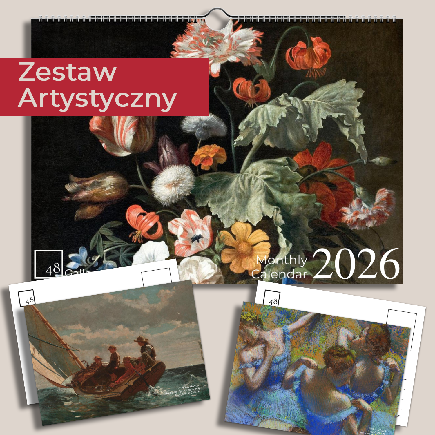 Zestaw Artystyczny (Kalendarz + Pocztówki)